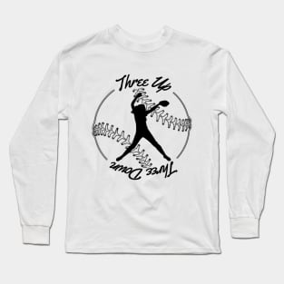 3 up, 3 down Long Sleeve T-Shirt